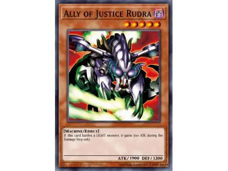 Ally of Justice Rudra (Duel Terminal Normal Parallel Rare)
