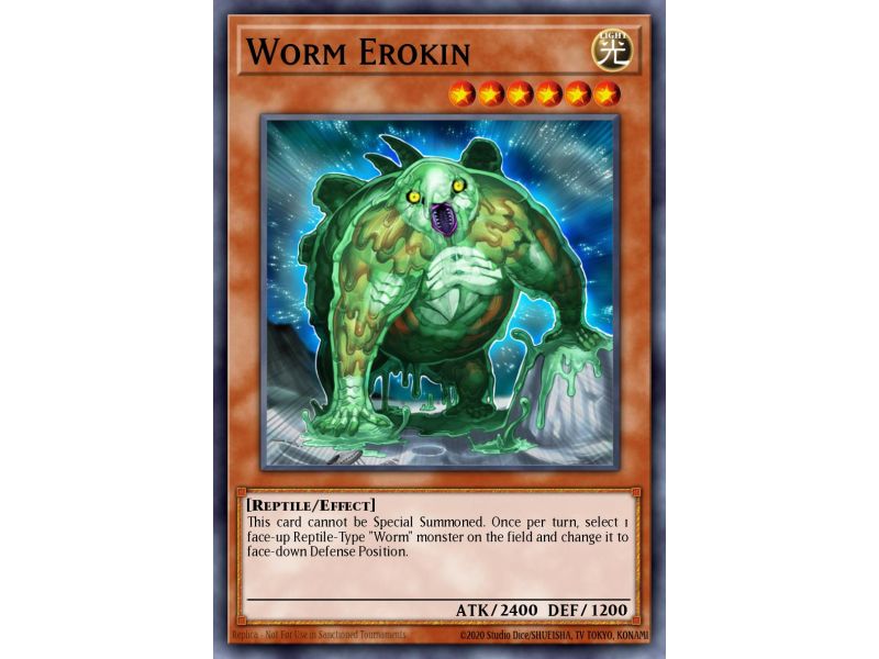 Worm Erokin (Duel Terminal Super Parallel Rare)