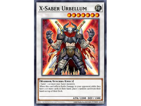 X-Saber Urbellum (Duel Terminal Ultra Parallel Rare)