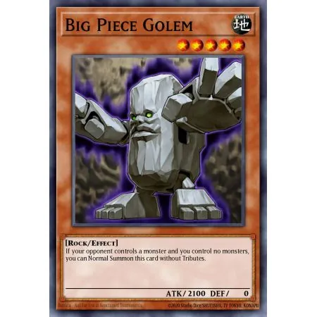 Big Piece Golem (Duel Terminal Rare Parallel Rare)