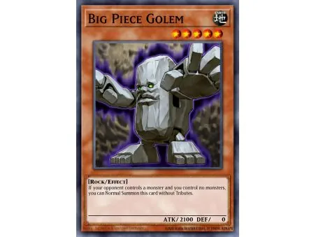 Big Piece Golem (Duel Terminal Rare Parallel Rare)