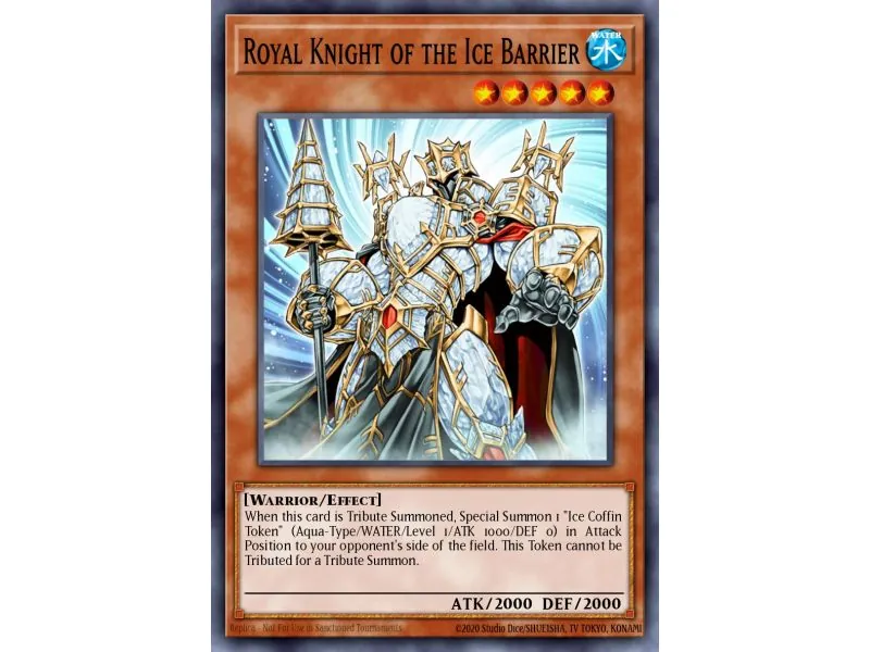 Royal Knight of the Ice Barrier (Duel Terminal Super Parallel Rare)