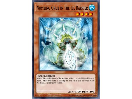 Numbing Grub in the Ice Barrier (Duel Terminal Rare Parallel Rare)