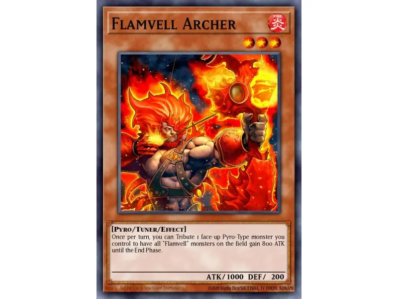 Flamvell Archer (Duel Terminal Normal Parallel Rare)