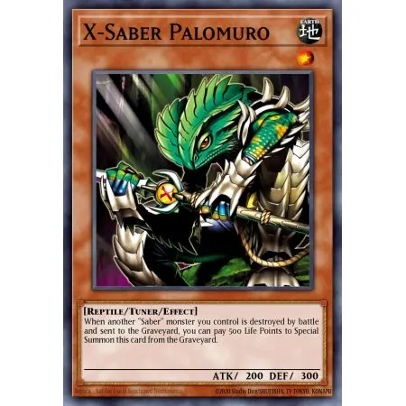 X-Saber Palomuro (Duel Terminal Normal Parallel Rare)