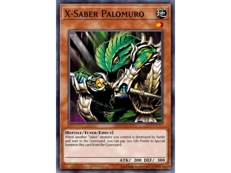 X-Saber Palomuro (Duel Terminal Normal Parallel Rare)