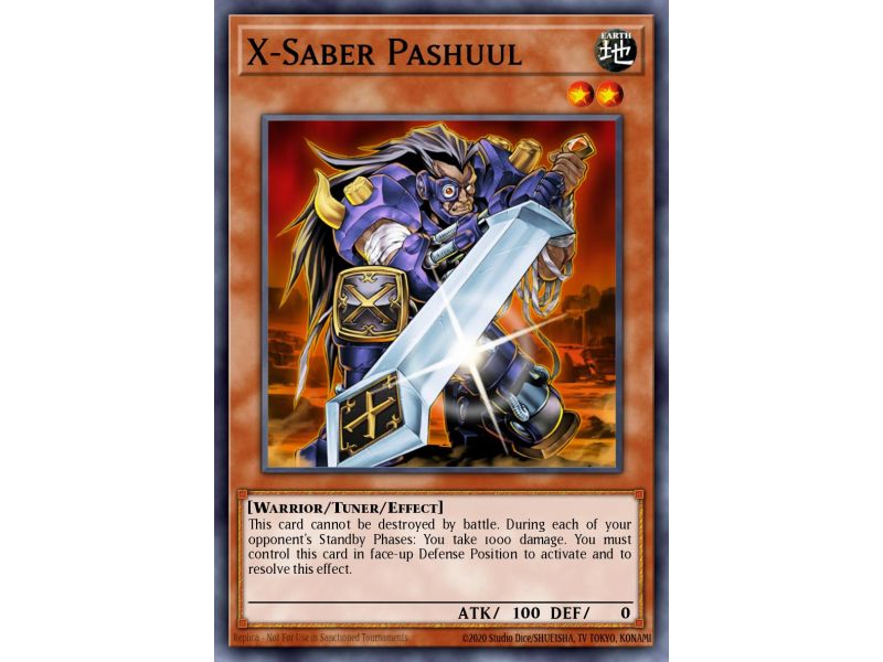 X-Saber Pashuul (Duel Terminal Normal Parallel Rare)