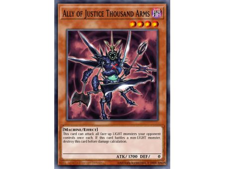 Ally of Justice Thousand Arms (Duel Terminal Normal Parallel Rare)