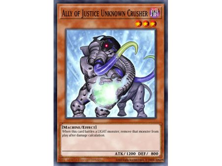 Ally of Justice Unknown Crusher (Duel Terminal Rare Parallel Rare)