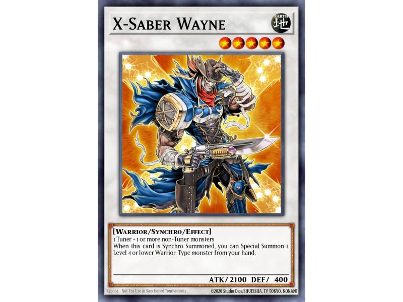 X-Saber Wayne (Duel Terminal Ultra Parallel Rare)