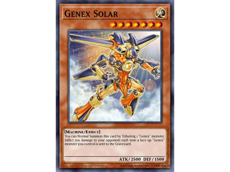 Genex Solar (Duel Terminal Super Parallel Rare)