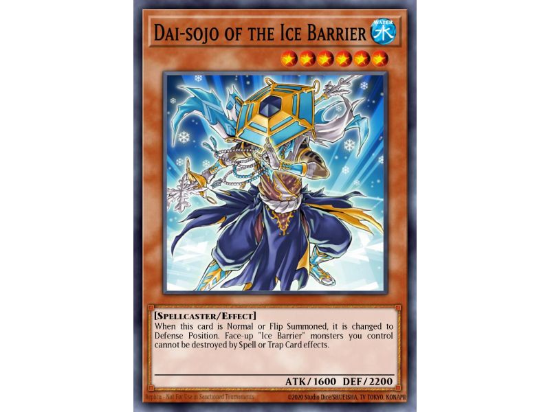 Dai-sojo of the Ice Barrier (Duel Terminal Super Parallel Rare)
