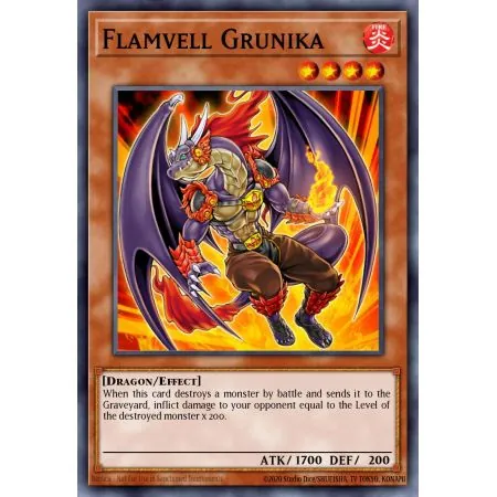 Flamvell Grunika (Duel Terminal Normal Parallel Rare)