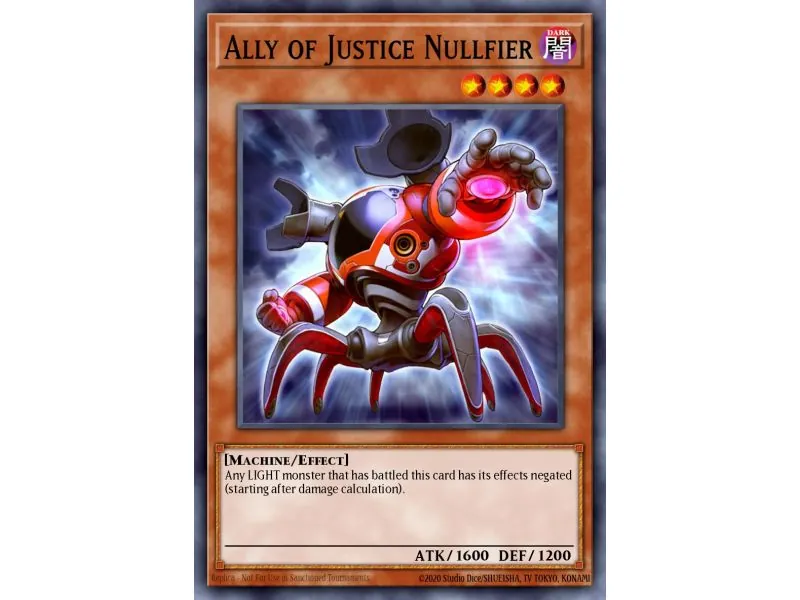 Ally of Justice Nullfier (Duel Terminal Normal Parallel Rare)