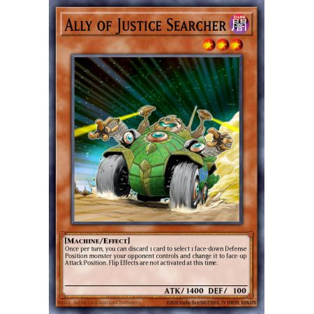 Ally of Justice Searcher (Duel Terminal Rare Parallel Rare)