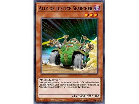 Ally of Justice Searcher (Duel Terminal Rare Parallel Rare)