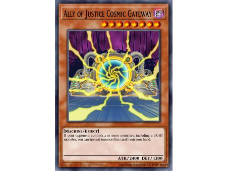 Ally of Justice Cosmic Gateway (Duel Terminal Super Parallel Rare)