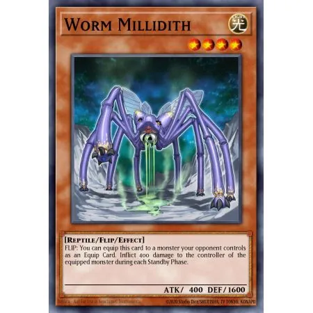 Worm Millidith (Duel Terminal Normal Parallel Rare)
