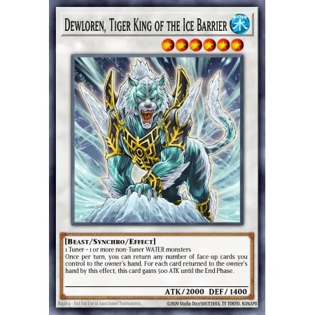 Dewloren, Tiger King of the Ice Barrier (Duel Terminal Ultra Parallel Rare)