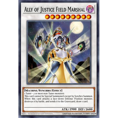 Ally of Justice Field Marshal (Duel Terminal Ultra Parallel Rare)