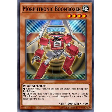 Morphtronic Boomboxen (Duel Terminal Normal Parallel Rare)