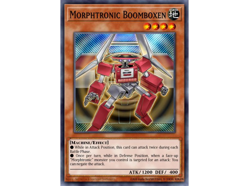 Morphtronic Boomboxen (Duel Terminal Normal Parallel Rare)