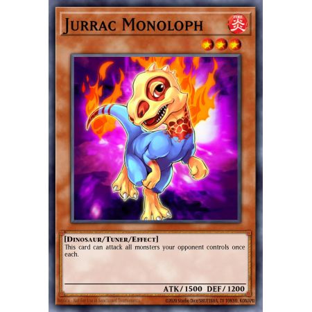 Jurrac Monoloph (Duel Terminal Normal Parallel Rare)