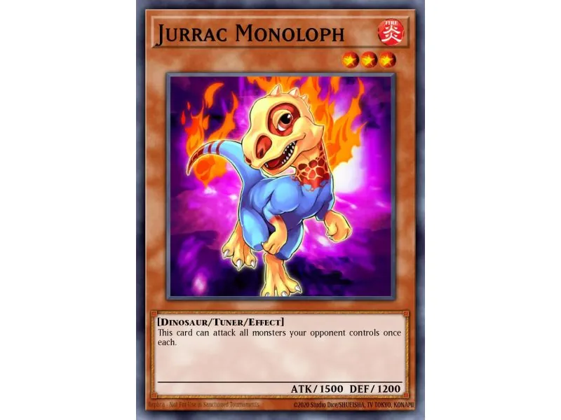 Jurrac Monoloph (Duel Terminal Normal Parallel Rare)