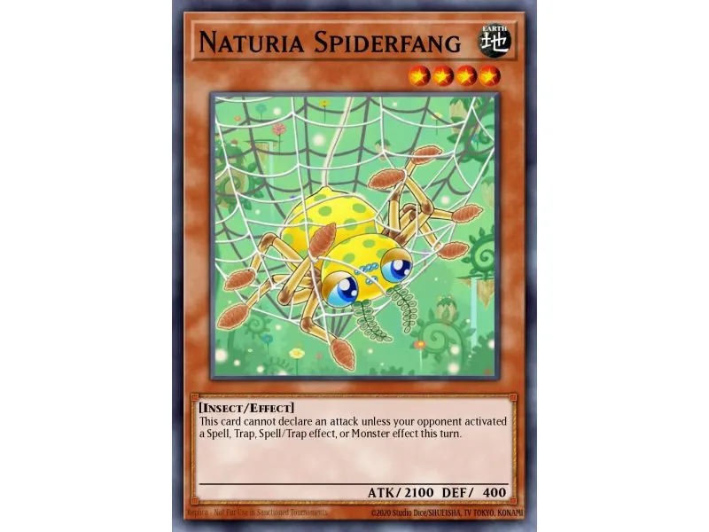 Naturia Spiderfang (Duel Terminal Normal Parallel Rare)