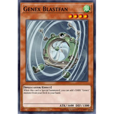 Genex Blastfan (Duel Terminal Normal Parallel Rare)