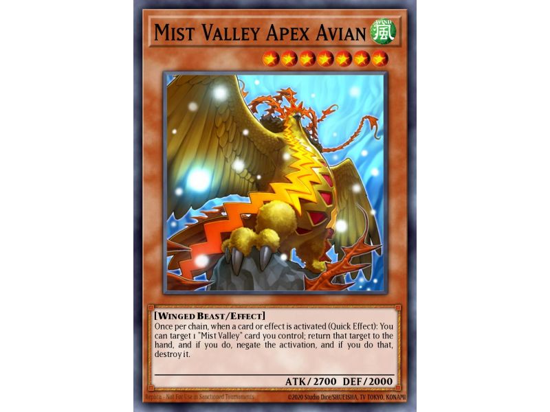 Mist Valley Apex Avian (Duel Terminal Rare Parallel Rare)