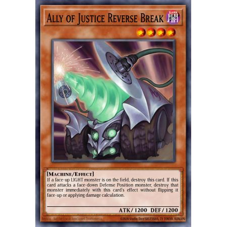Ally of Justice Reverse Break (Duel Terminal Rare Parallel Rare)