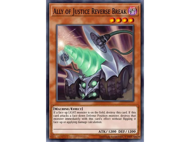 Ally of Justice Reverse Break (Duel Terminal Rare Parallel Rare)