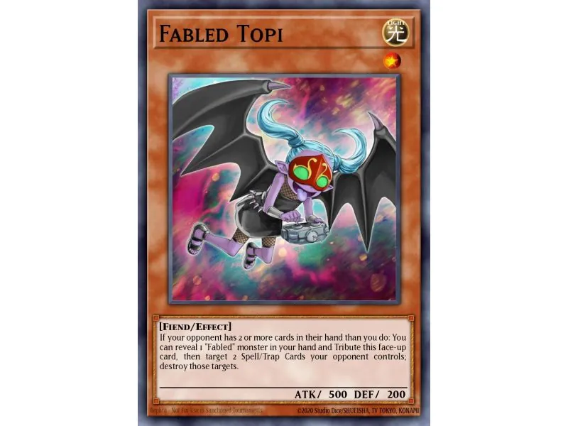 Fabled Topi (Duel Terminal Normal Parallel Rare)