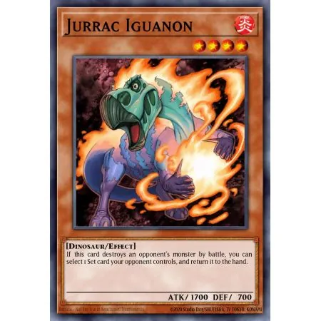 Jurrac Iguanon (Duel Terminal Rare Parallel Rare)