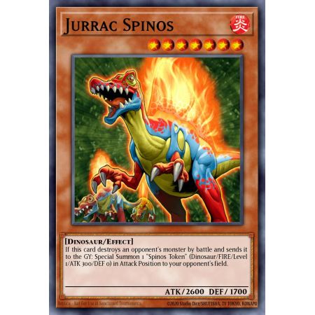 Jurrac Spinos (Duel Terminal Rare Parallel Rare)