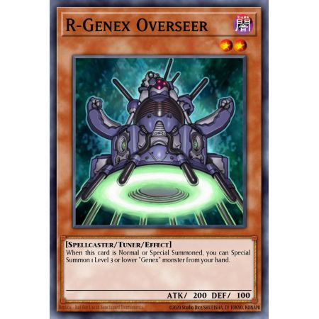 R-Genex Overseer (Duel Terminal Rare Parallel Rare)