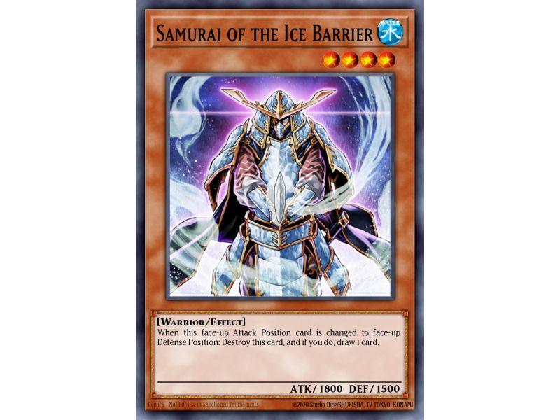 Samurai of the Ice Barrier (Duel Terminal Rare Parallel Rare)