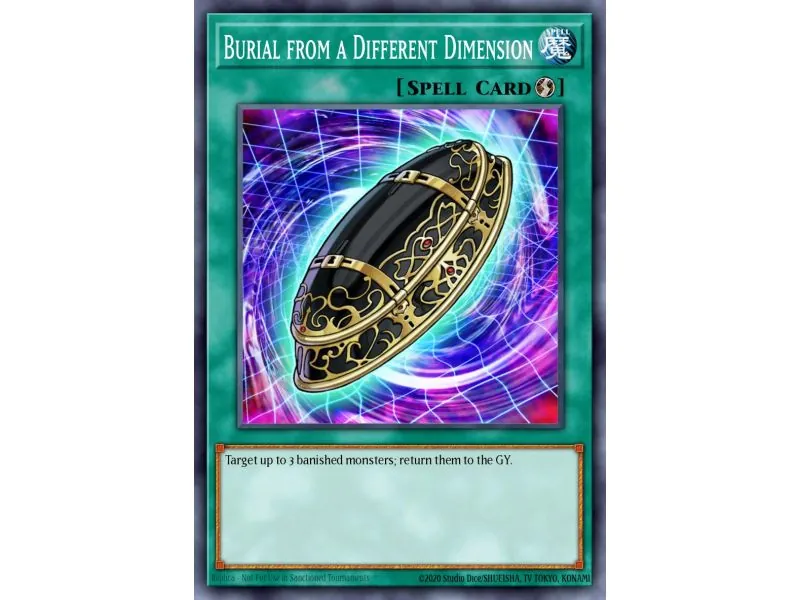 Burial from a Different Dimension (Duel Terminal Super Parallel Rare)