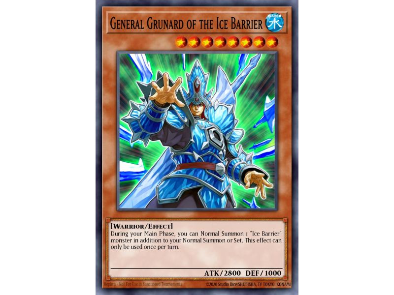 General Grunard of the Ice Barrier (Duel Terminal Super Parallel Rare)