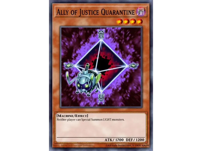 Ally of Justice Quarantine (Duel Terminal Normal Parallel Rare)