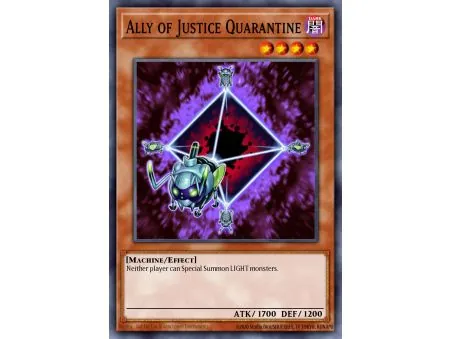Ally of Justice Quarantine (Duel Terminal Normal Parallel Rare)