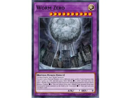 Worm Zero (Duel Terminal Super Parallel Rare)