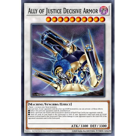 Ally of Justice Decisive Armor (Duel Terminal Ultra Parallel Rare)