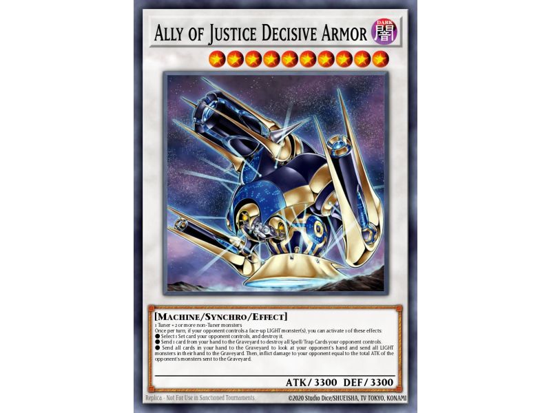 Ally of Justice Decisive Armor (Duel Terminal Ultra Parallel Rare)
