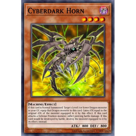 Cyberdark Horn (Duel Terminal Normal Parallel Rare)