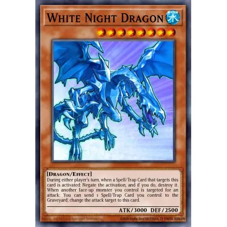 White Night Dragon (Duel Terminal Super Parallel Rare)
