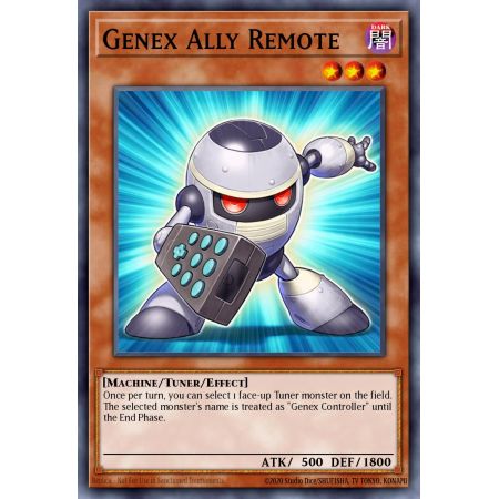 Genex Ally Remote (Duel Terminal Rare Parallel Rare)