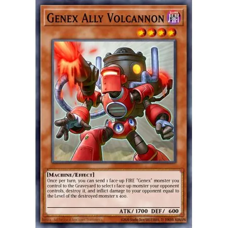 Genex Ally Volcannon (Duel Terminal Normal Parallel Rare)