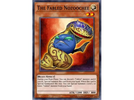 The Fabled Nozoochee (Duel Terminal Normal Parallel Rare)